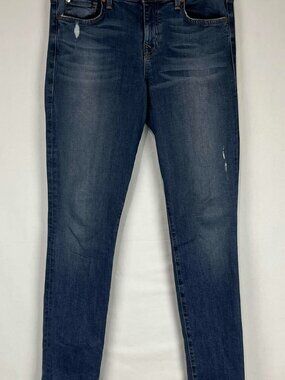 GUC Level 99 Womens Blue Mid Rise Premium Stretch Skinny Jeans Size 29 USA Made